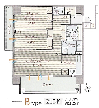 2LDK Bタイプ