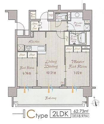 2LDK Cタイプ